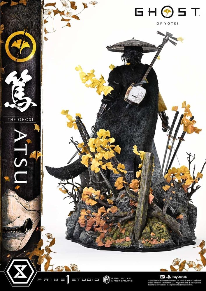 Ghost of Yotei Real Elite Masterline Statue 1/4 Atsu 59 cm