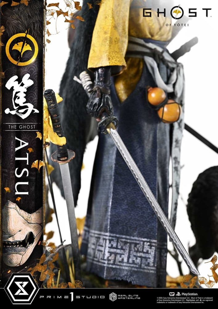 Ghost of Yotei Real Elite Masterline Statue 1/4 Atsu 59 cm