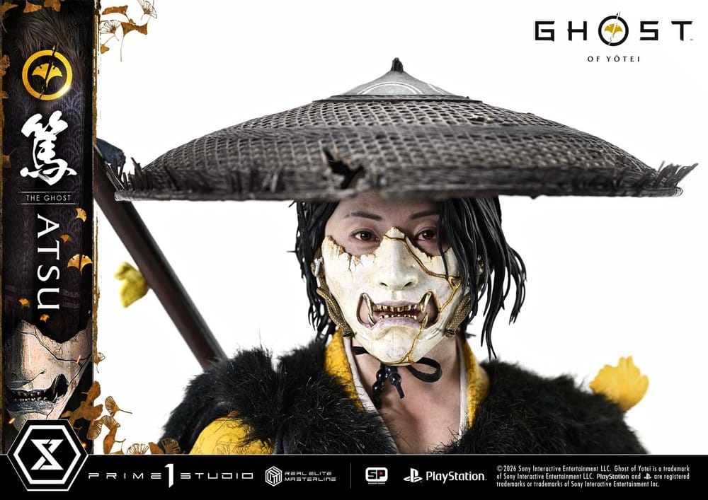 Ghost of Yotei Real Elite Masterline Statue 1/4 Atsu 59 cm