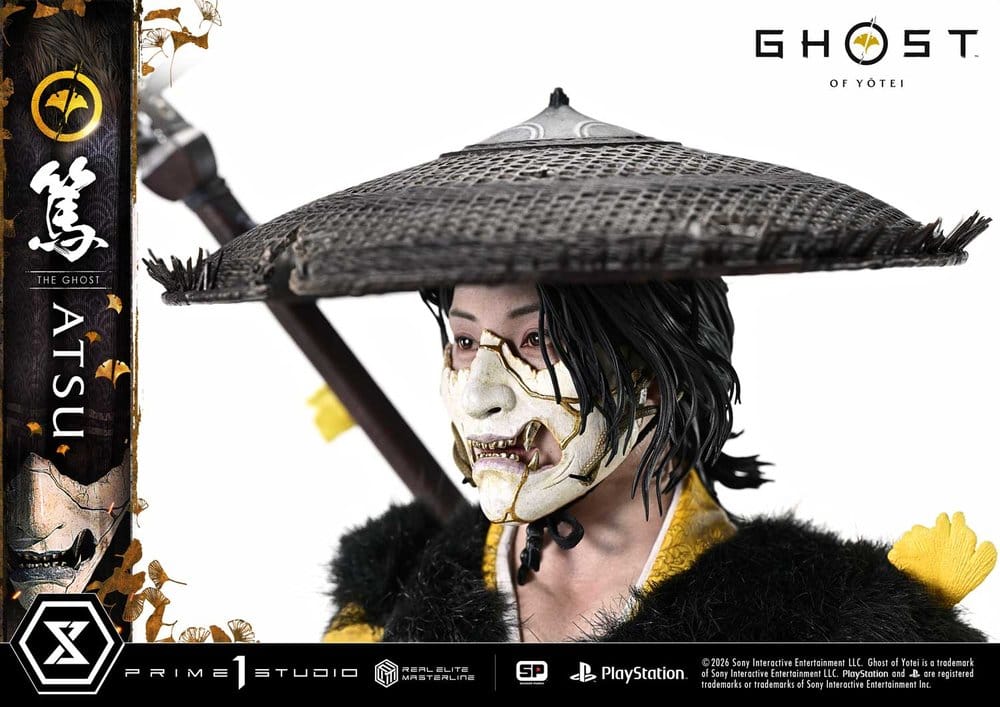 Ghost of Yotei Real Elite Masterline Statue 1/4 Atsu 59 cm