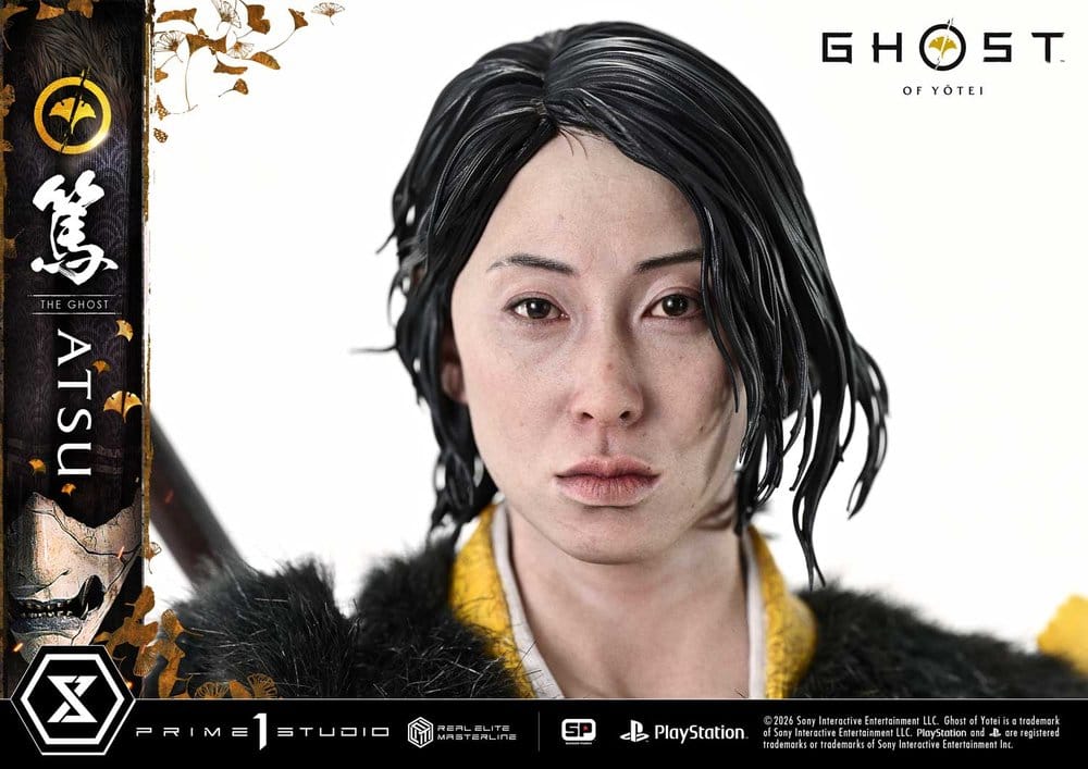 Ghost of Yotei Real Elite Masterline Statue 1/4 Atsu 59 cm