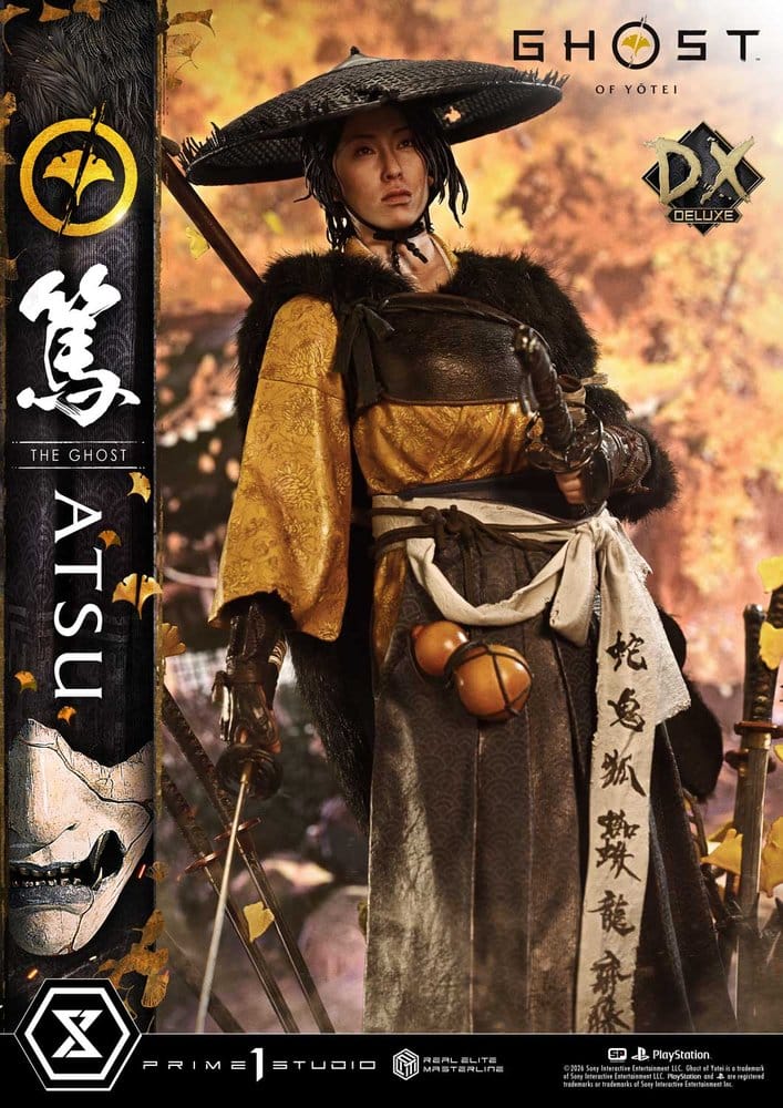 Ghost of Yotei Real Elite Masterline Statue 1/4 Atsu Deluxe Version 59 cm