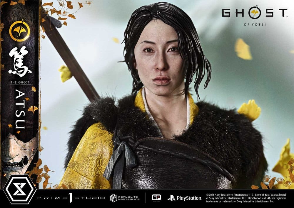 Ghost of Yotei Real Elite Masterline Statue 1/4 Atsu Deluxe Version 59 cm