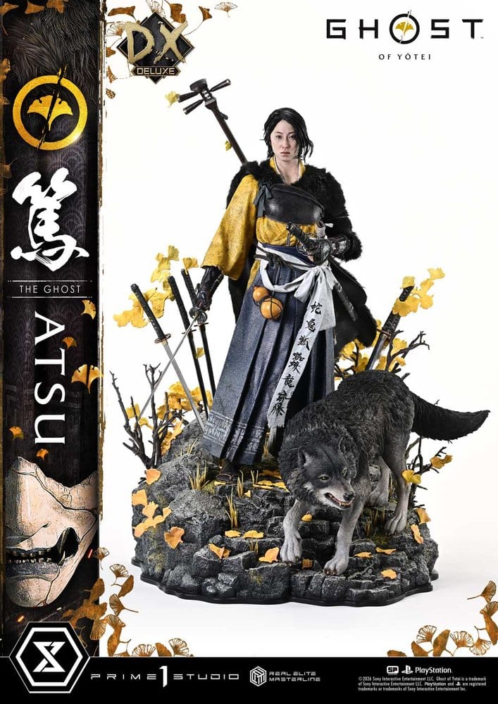 Ghost of Yotei Real Elite Masterline Statue 1/4 Atsu Deluxe Version 59 cm