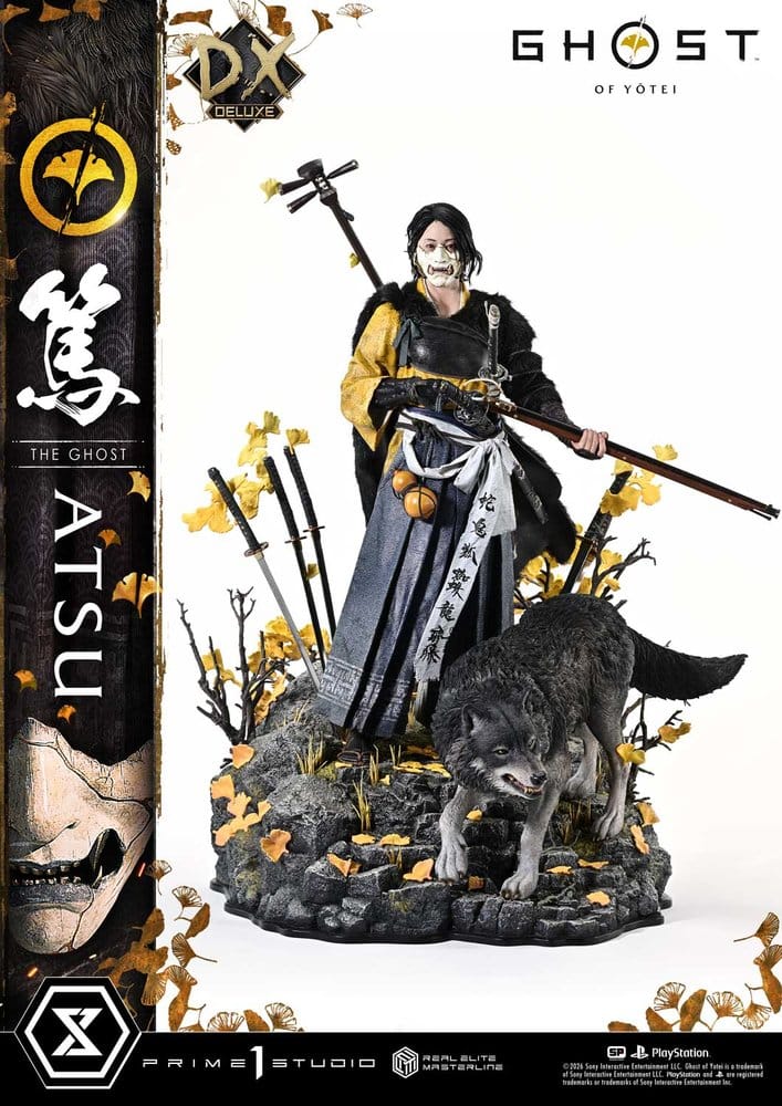 Ghost of Yotei Real Elite Masterline Statue 1/4 Atsu Deluxe Version 59 cm
