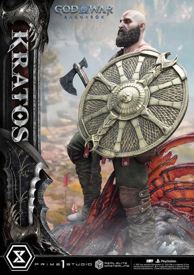 God of War: Ragnarok Real Elite Masterline Series Statue 1/3 Kratos Ultimate Version 95 cm