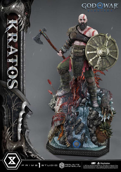 God of War: Ragnarok Real Elite Masterline Series Statue 1/3 Kratos Ultimate Version 95 cm