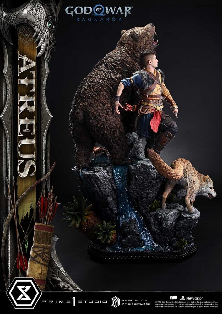 God of War: Ragnarok Real Elite Masterline Statue 1/3 Atreus 96 cm