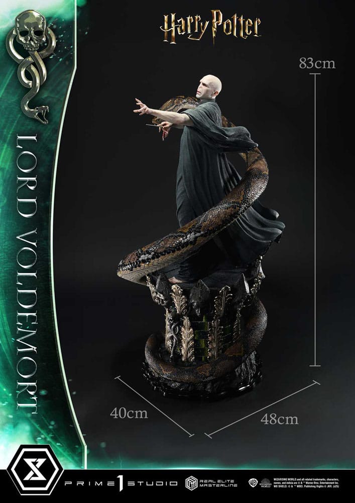 Harry Potter Real Elite Masterline Series Statue 1/4 Lord Voldemort Bonus Version 83 cm