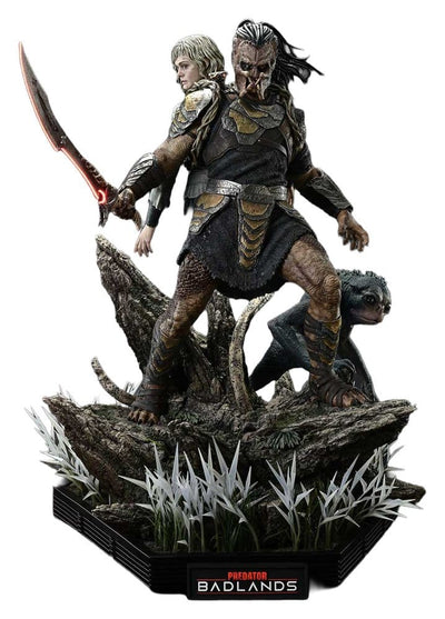 Predator Real Elite Masterline Statue 1/3 Badlands Dek & Thia 87 cm