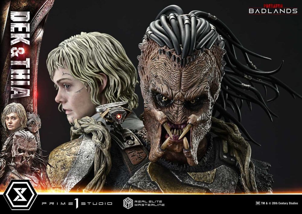Predator Real Elite Masterline Statue 1/3 Badlands Dek & Thia 87 cm