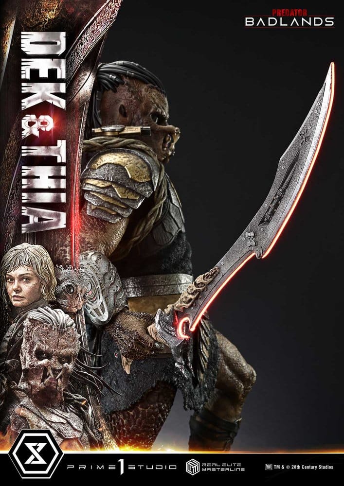 Predator Real Elite Masterline Statue 1/3 Badlands Dek & Thia 87 cm