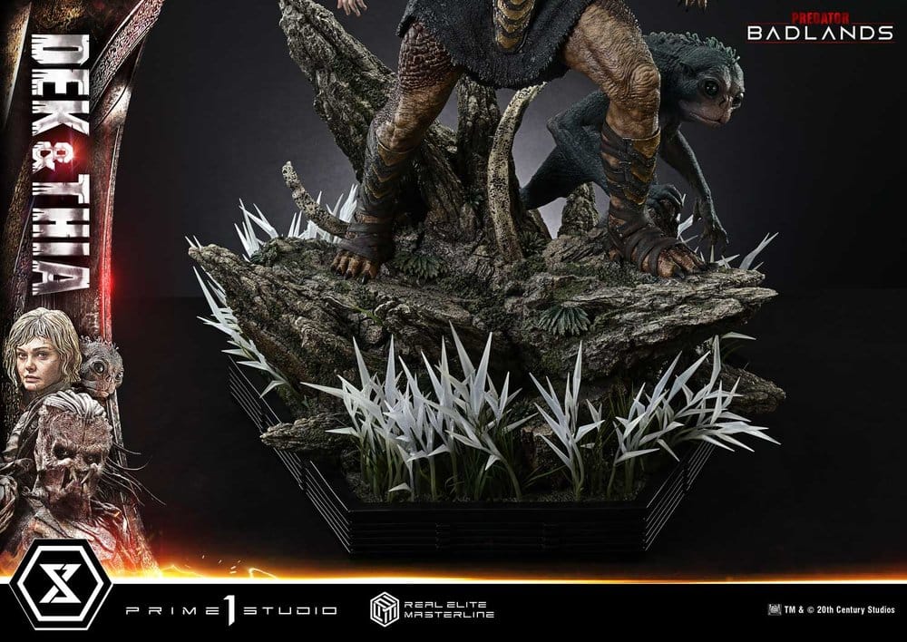 Predator Real Elite Masterline Statue 1/3 Badlands Dek & Thia 87 cm