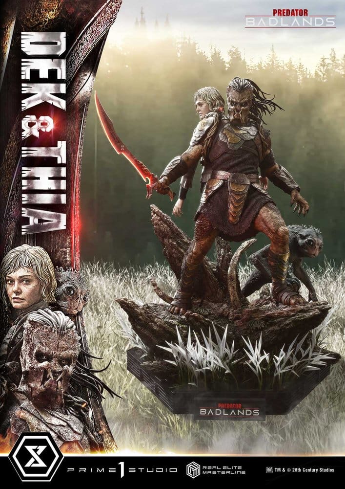 Predator Real Elite Masterline Statue 1/3 Badlands Dek & Thia Deluxe Version 87 cm