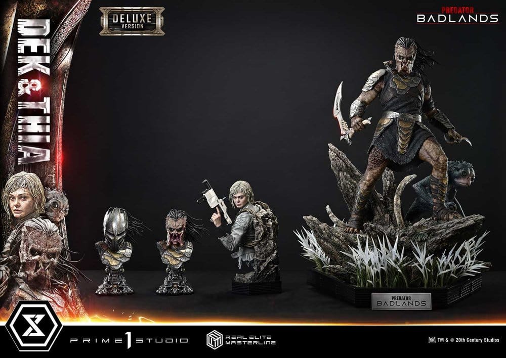 Predator Real Elite Masterline Statue 1/3 Badlands Dek & Thia Deluxe Version 87 cm