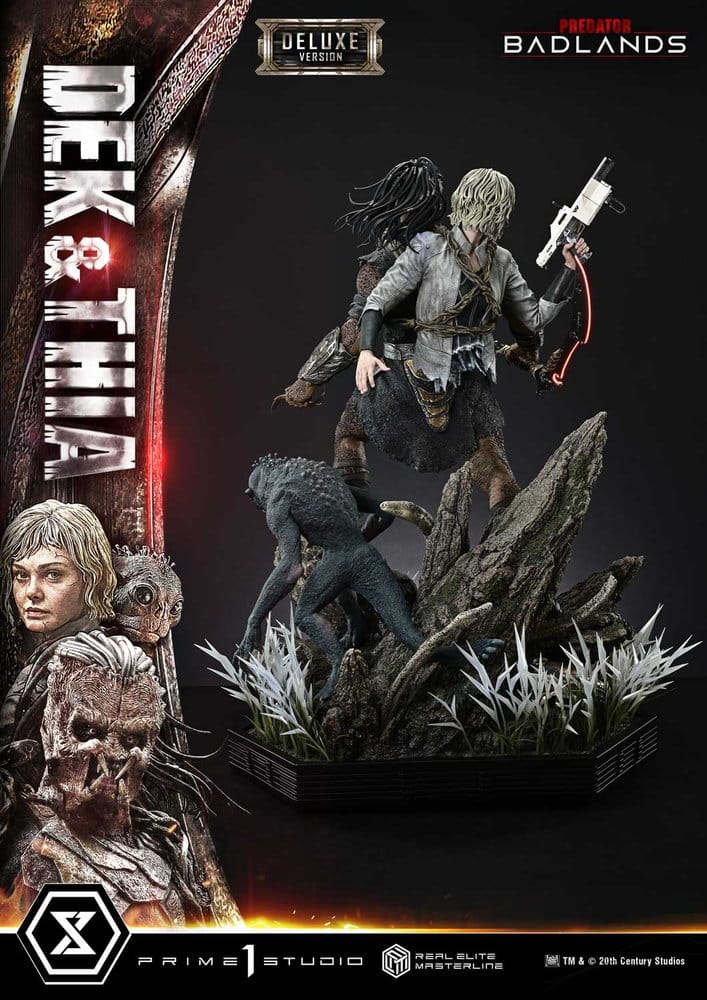 Predator Real Elite Masterline Statue 1/3 Badlands Dek & Thia Deluxe Version 87 cm