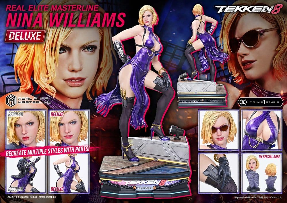 Tekken Real Elite Masterline Series Statue 1/4 Nina Williams DX Bonus Version 55 cm