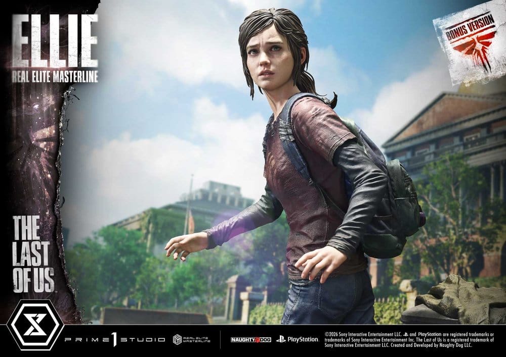The Last of Us (Part I) Real Elite Masterline Statue 1/4 Ellie Bonus Version 46 cm