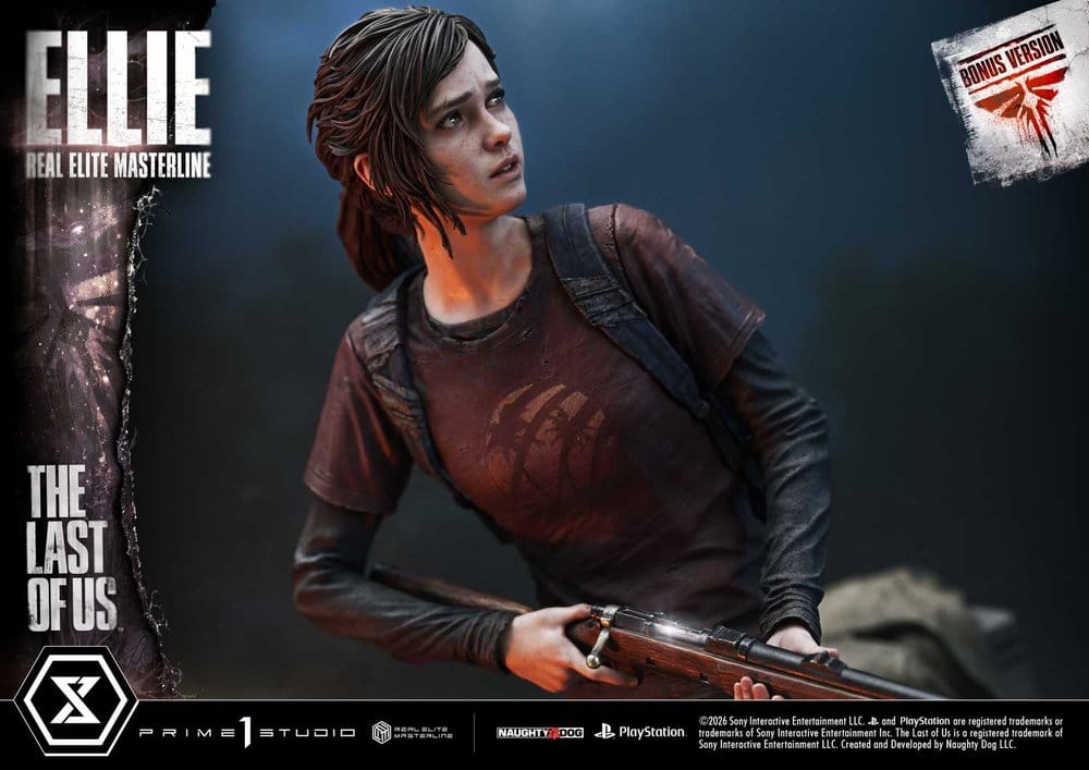 The Last of Us (Part I) Real Elite Masterline Statue 1/4 Ellie Bonus Version 46 cm