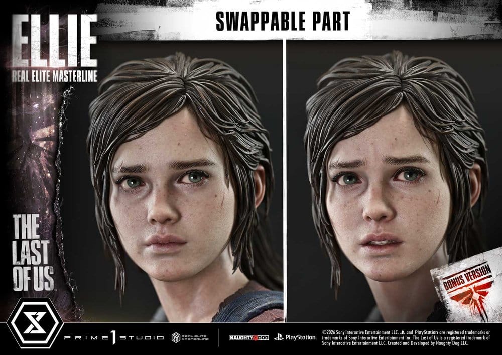 The Last of Us (Part I) Real Elite Masterline Statue 1/4 Ellie Bonus Version 46 cm