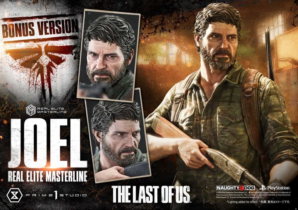 The Last of Us (Part I) Real Elite Masterline Statue 1/4 Joel Bonus Version 52 cm