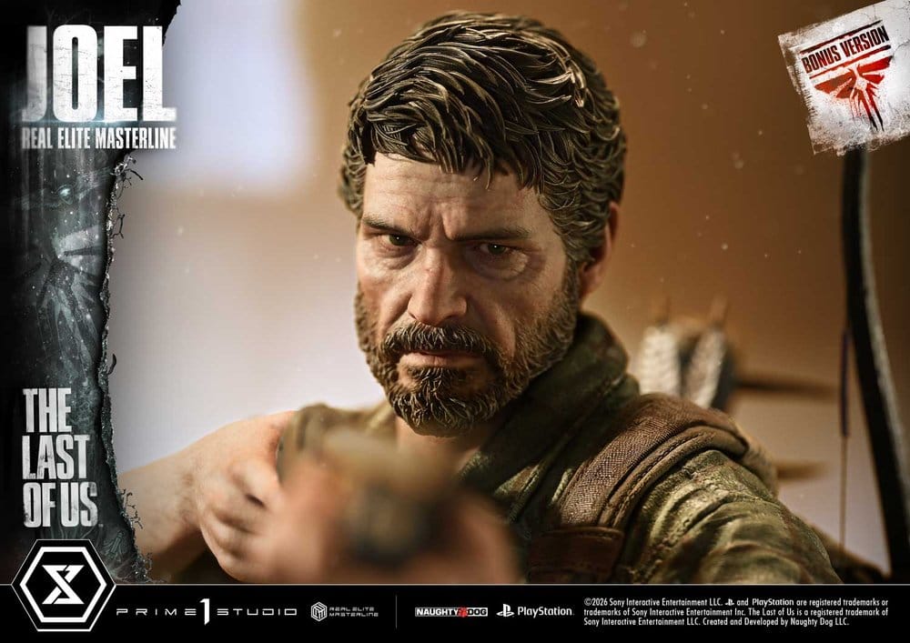 The Last of Us (Part I) Real Elite Masterline Statue 1/4 Joel Bonus Version 52 cm