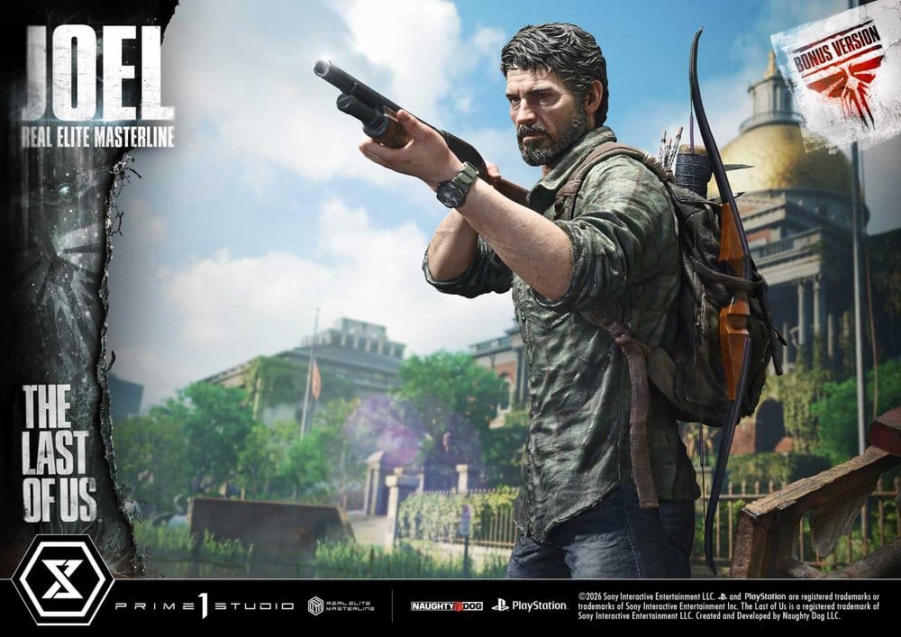 The Last of Us (Part I) Real Elite Masterline Statue 1/4 Joel Bonus Version 52 cm