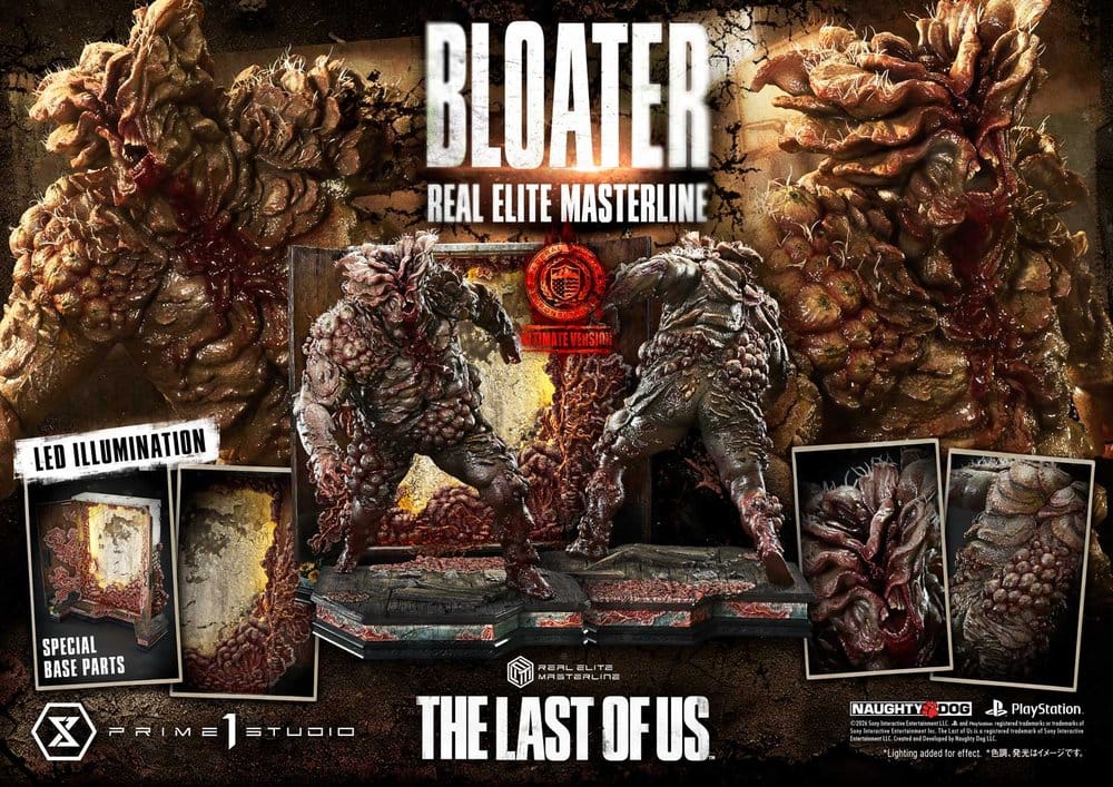 The Last of Us (Part I) Real Elite Masterline Statue 1/4 Bloater Ultimate Version 60 cm