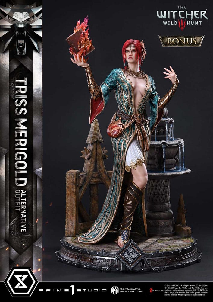 The Witcher 3: Wild Hunt Real Elite Masterline Series Statue 1/4 Triss Merigold Bonus Version 52 cm