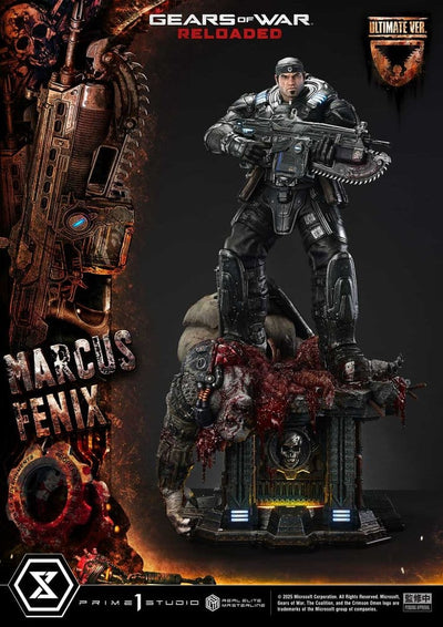 Gears of War: Reloaded Real Elite Masterline Series Statue 1/3 Marcus Fenix Ultimate Version 97 cm