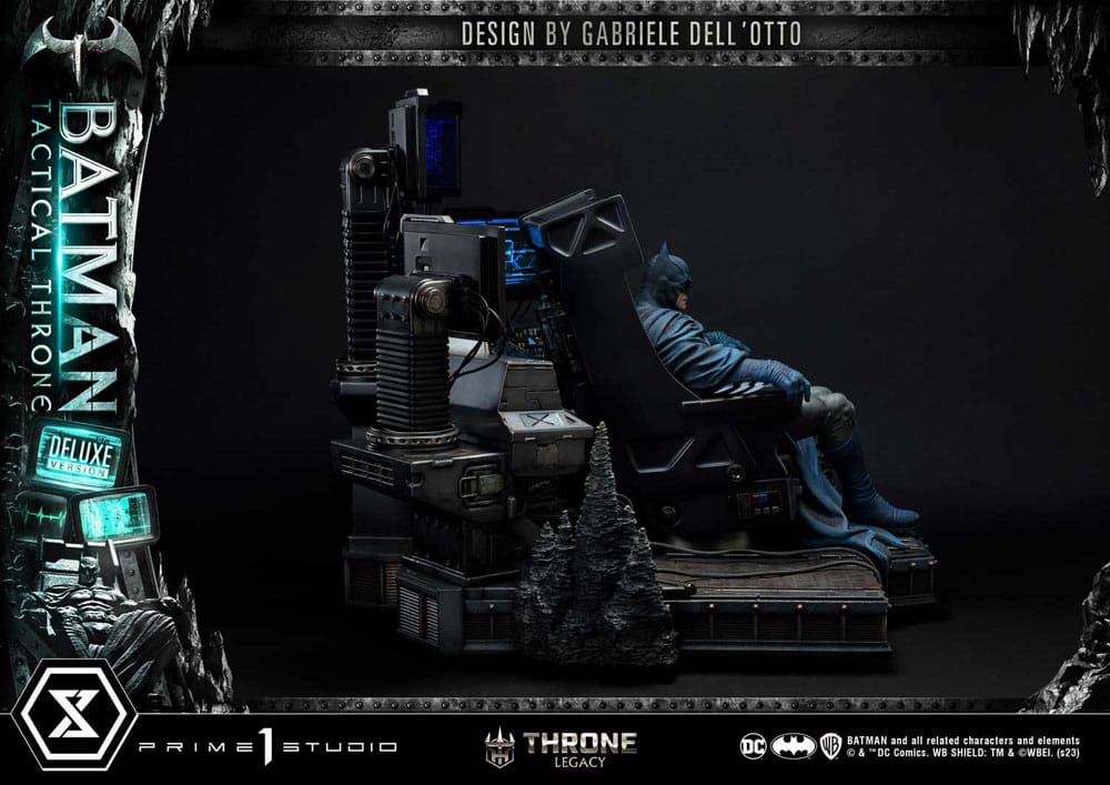 DC Comics Throne Legacy Collection Statue 1/3 Batman Tactical Throne Deluxe Version 57 cm