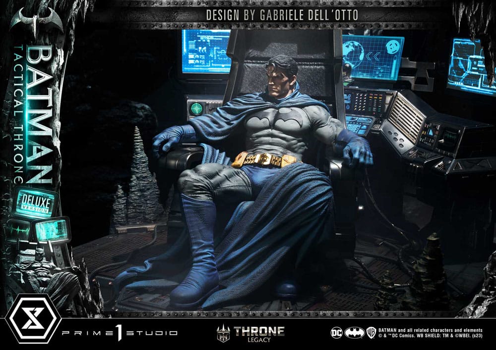 DC Comics Throne Legacy Collection Statue 1/3 Batman Tactical Throne Deluxe Version 57 cm