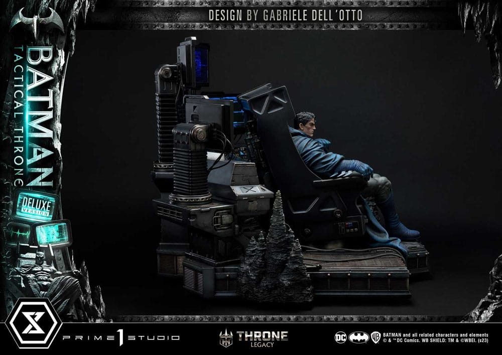 DC Comics Throne Legacy Collection Statue 1/3 Batman Tactical Throne Deluxe Version 57 cm