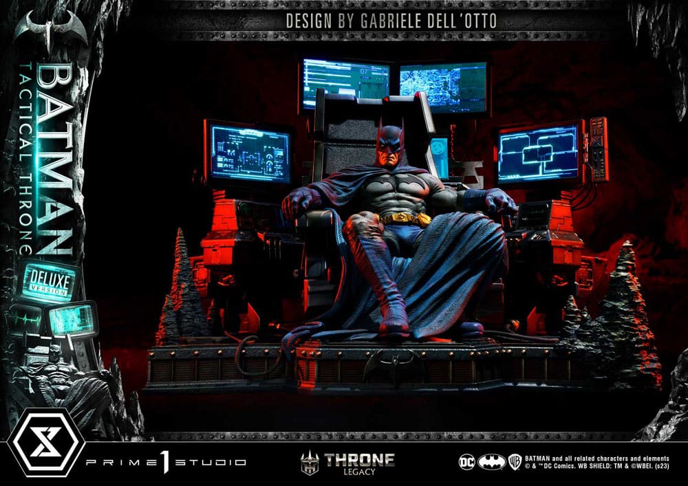 DC Comics Throne Legacy Collection Statue 1/3 Batman Tactical Throne Deluxe Bonus Version 57 cm