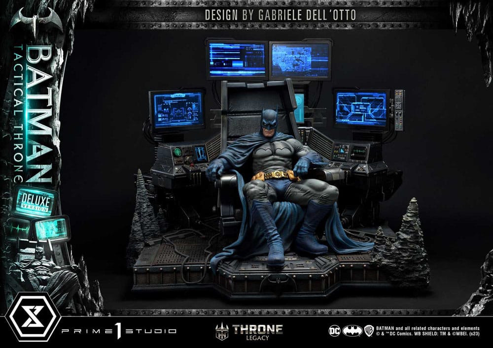 DC Comics Throne Legacy Collection Statue 1/3 Batman Tactical Throne Deluxe Bonus Version 57 cm