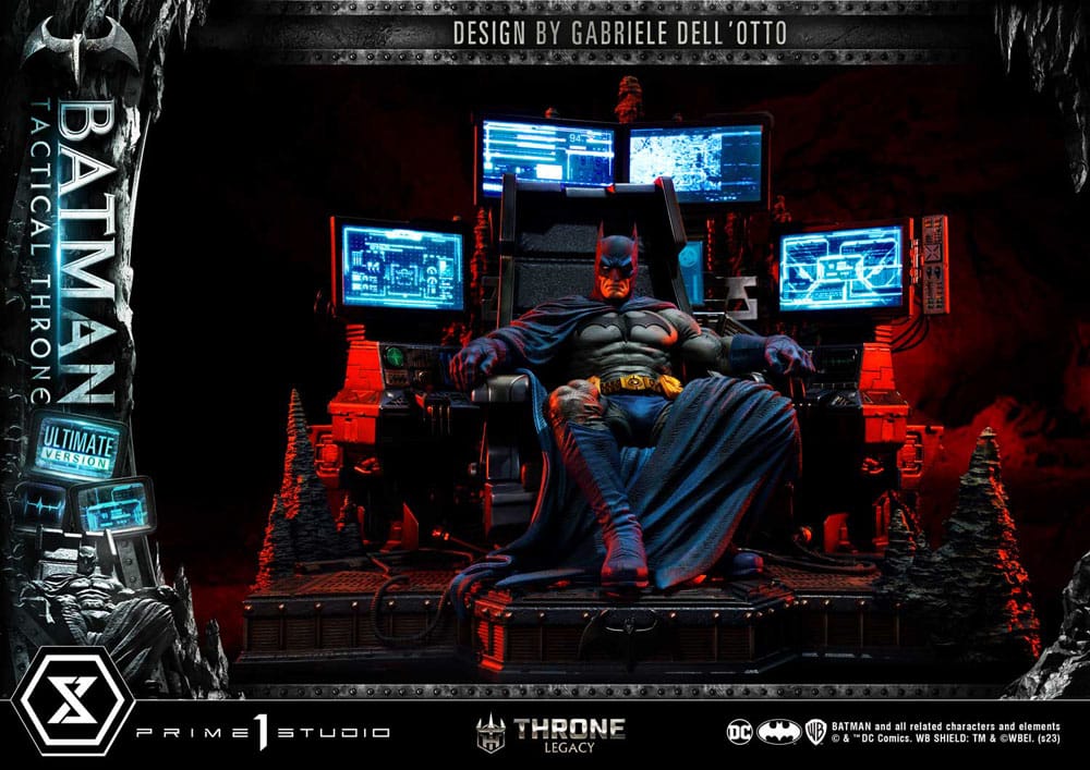 DC Comics Throne Legacy Collection Statue 1/3 Batman Tactical Throne Ultimate Bonus Version 57 cm