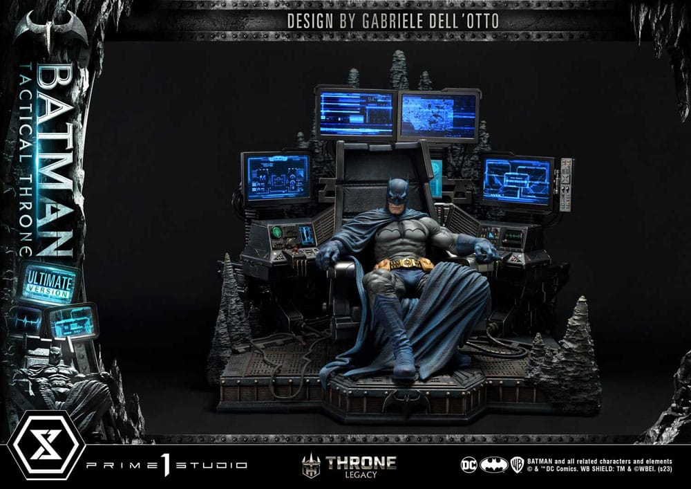 DC Comics Throne Legacy Collection Statue 1/3 Batman Tactical Throne Ultimate Bonus Version 57 cm