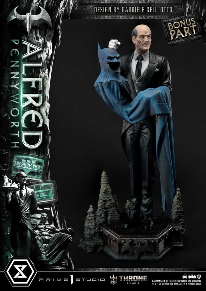 DC Comics Throne Legacy Series Statue Alfred Pennyworth (Batman Comics) Bonus Version 57 cm