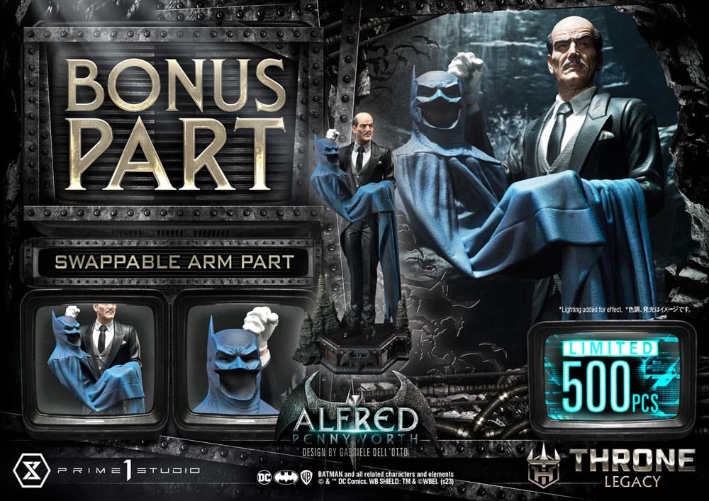 DC Comics Throne Legacy Series Statue Alfred Pennyworth (Batman Comics) Bonus Version 57 cm