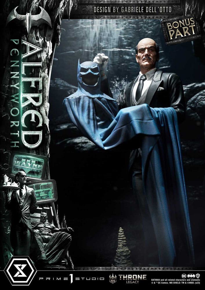 DC Comics Throne Legacy Series Statue Alfred Pennyworth (Batman Comics) Bonus Version 57 cm