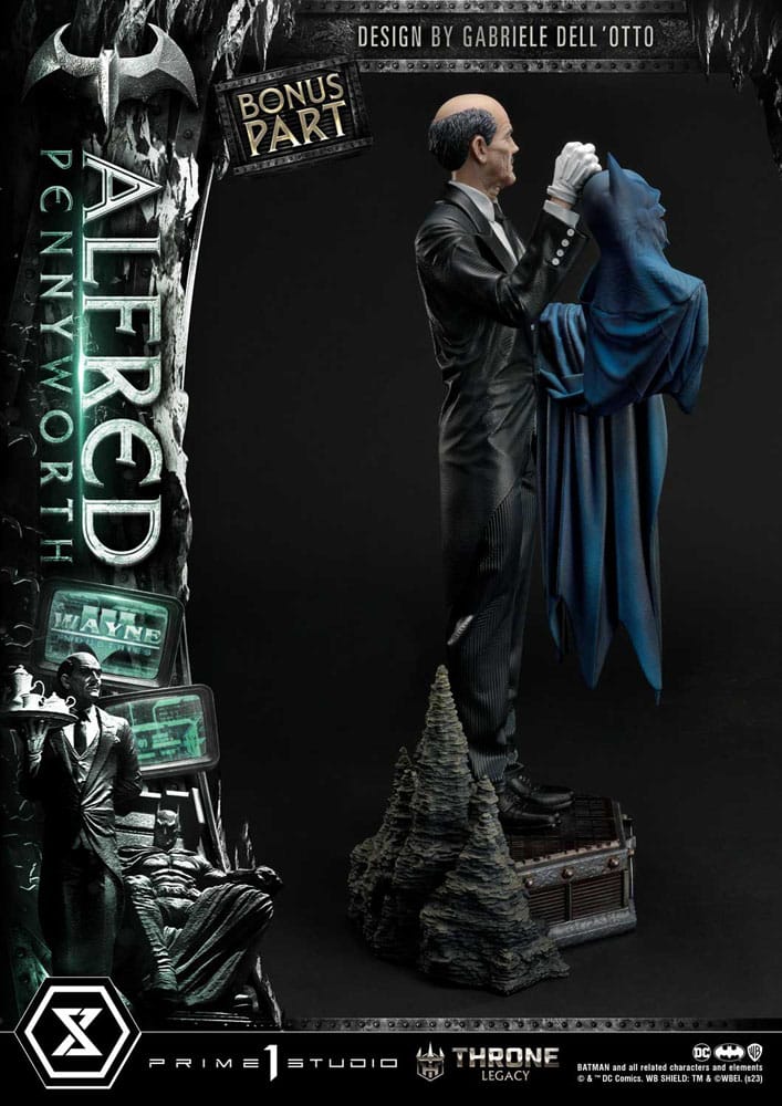 DC Comics Throne Legacy Series Statue Alfred Pennyworth (Batman Comics) Bonus Version 57 cm