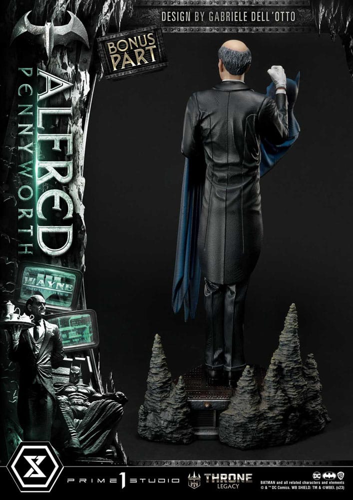 DC Comics Throne Legacy Series Statue Alfred Pennyworth (Batman Comics) Bonus Version 57 cm