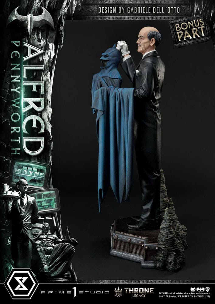 DC Comics Throne Legacy Series Statue Alfred Pennyworth (Batman Comics) Bonus Version 57 cm