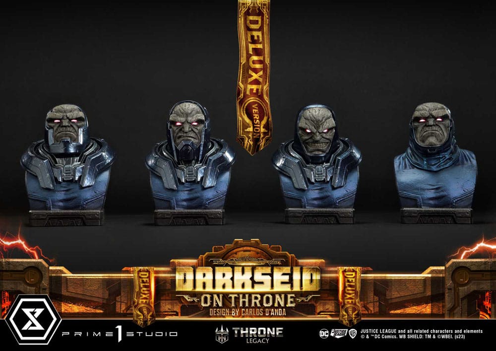 Throne Legacy Series Statue 1/4 Justice League (Comics) Darkseid on Throne Design by Carlos D'Anda Deluxe Bonus Version 65 cm