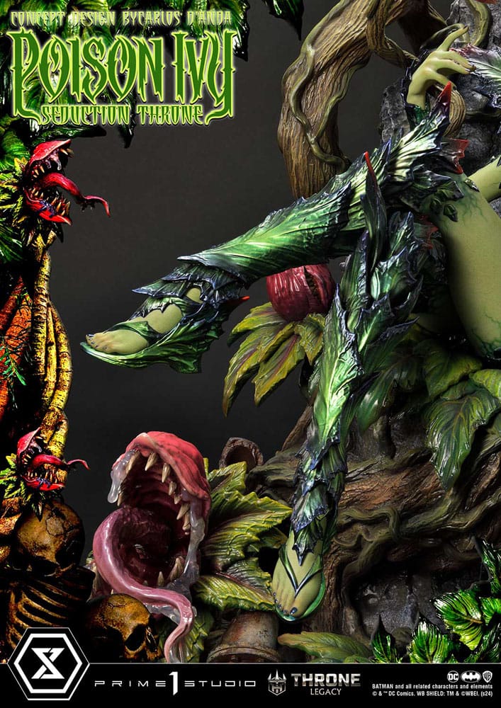 DC Comics Throne Legacy Collection Statue 1/4 Batman Poison Ivy Seduction Throne Deluxe Version 55 cm