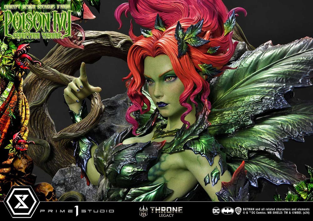 DC Comics Throne Legacy Collection Statue 1/4 Batman Poison Ivy Seduction Throne Deluxe Version 55 cm