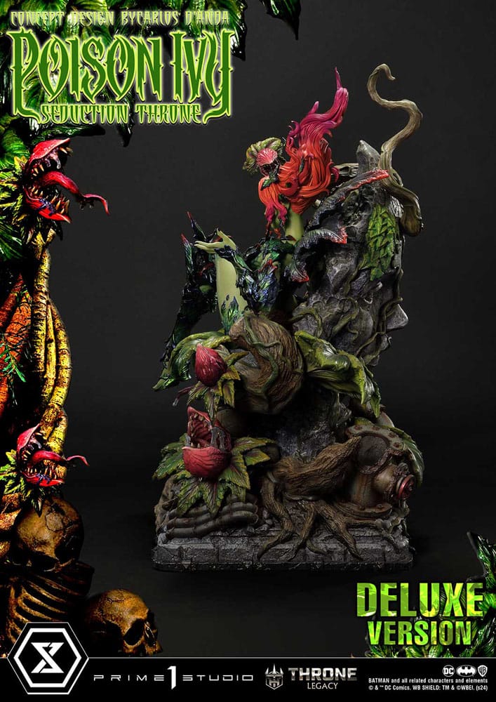 DC Comics Throne Legacy Collection Statue 1/4 Batman Poison Ivy Seduction Throne Deluxe Version 55 cm