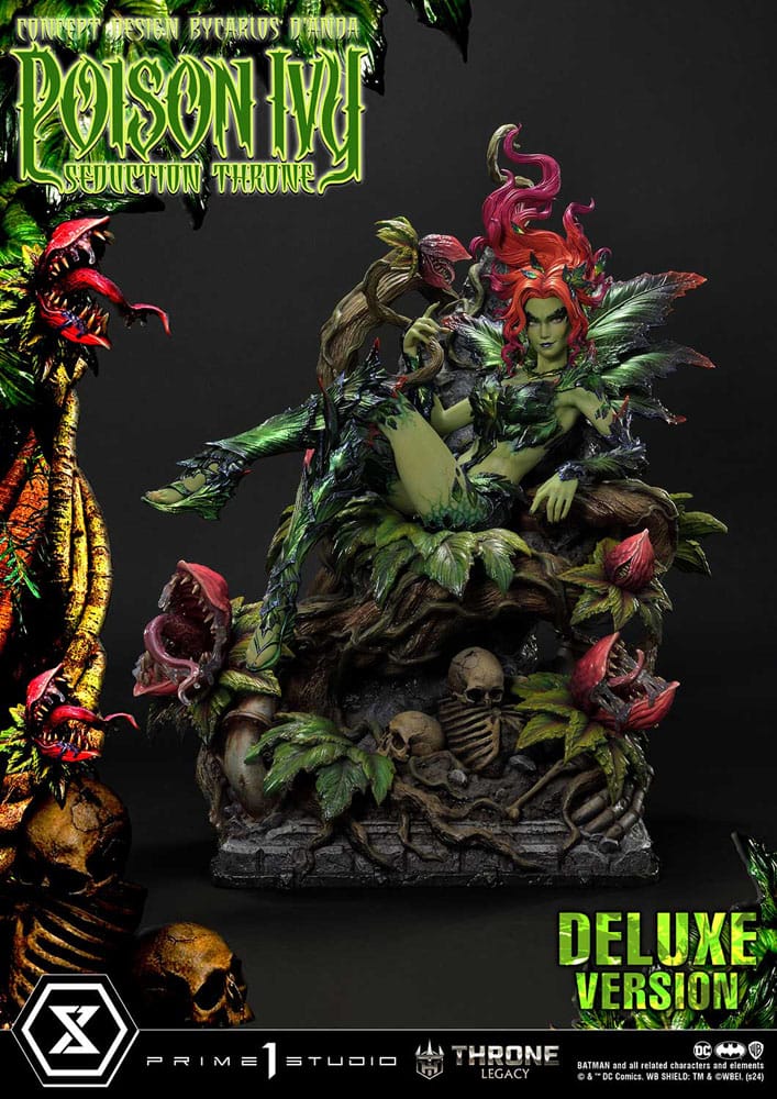 DC Comics Throne Legacy Collection Statue 1/4 Batman Poison Ivy Seduction Throne Deluxe Version 55 cm