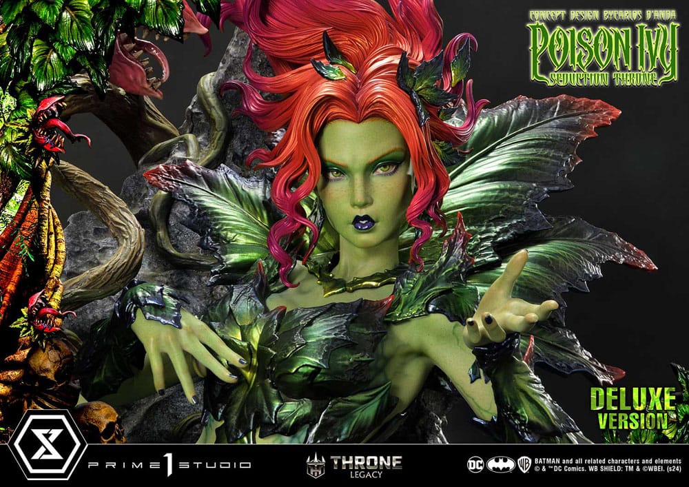 DC Comics Throne Legacy Collection Statue 1/4 Batman Poison Ivy Seduction Throne Deluxe Version 55 cm