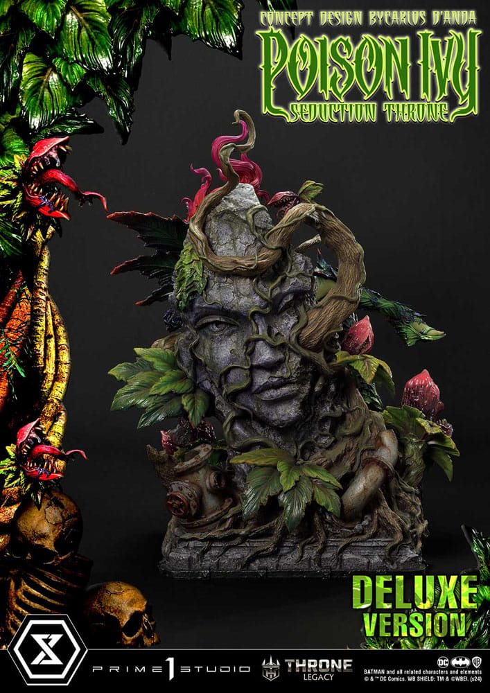 DC Comics Throne Legacy Collection Statue 1/4 Batman Poison Ivy Seduction Throne Deluxe Bonus Version 55 cm